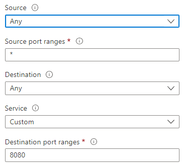 Security Group Configuration